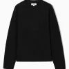 Fashion COS SWETER Z GOTOWANEJ WEŁNY MERYNOSOWEJ
