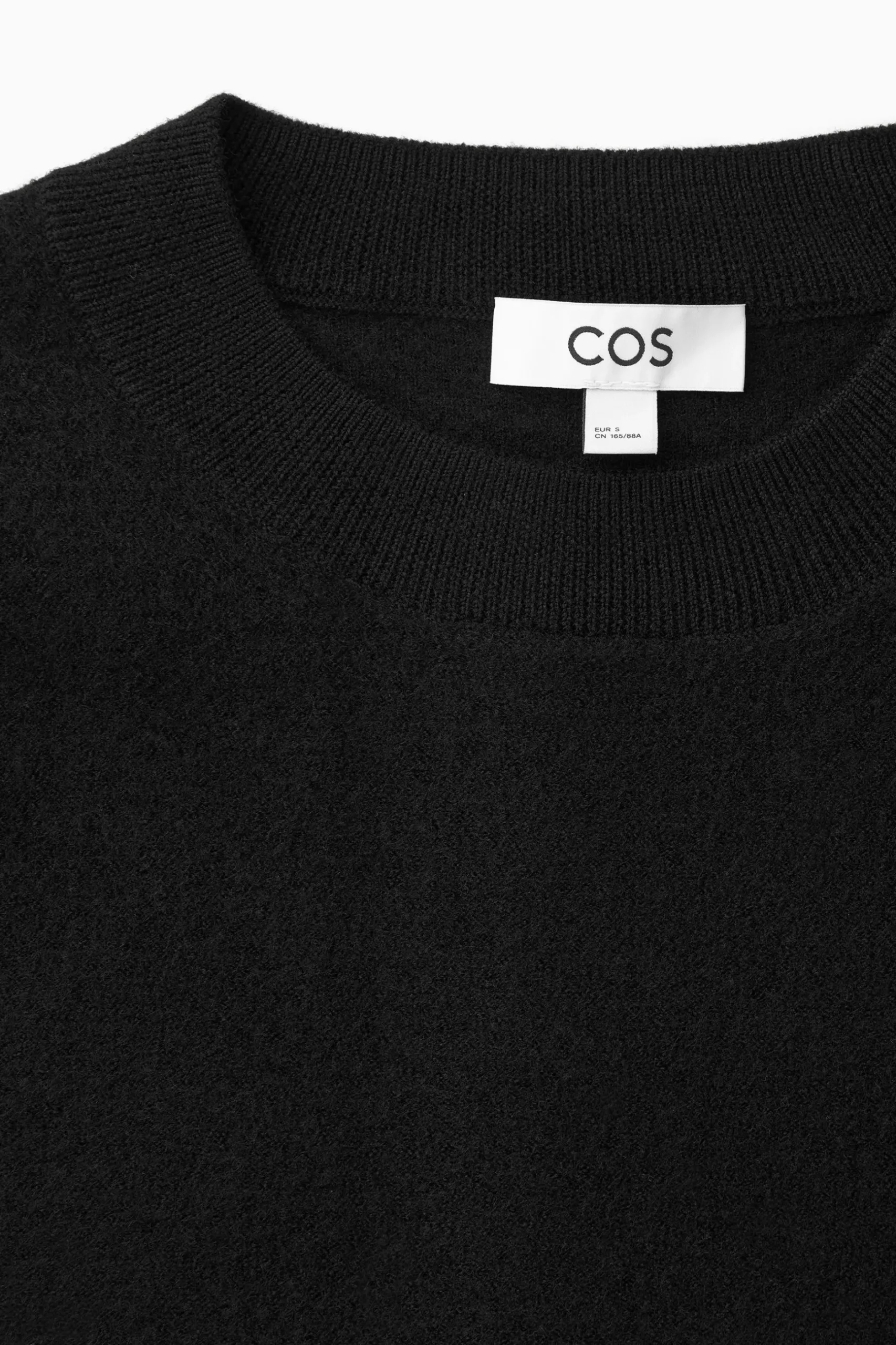 Fashion COS SWETER Z GOTOWANEJ WEŁNY MERYNOSOWEJ