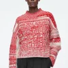 Hot COS SWETER Z KASZMIRU I WEŁNY ZE SPLOTEM FAIR ISLE