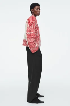 Hot COS SWETER Z KASZMIRU I WEŁNY ZE SPLOTEM FAIR ISLE