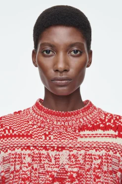 Hot COS SWETER Z KASZMIRU I WEŁNY ZE SPLOTEM FAIR ISLE
