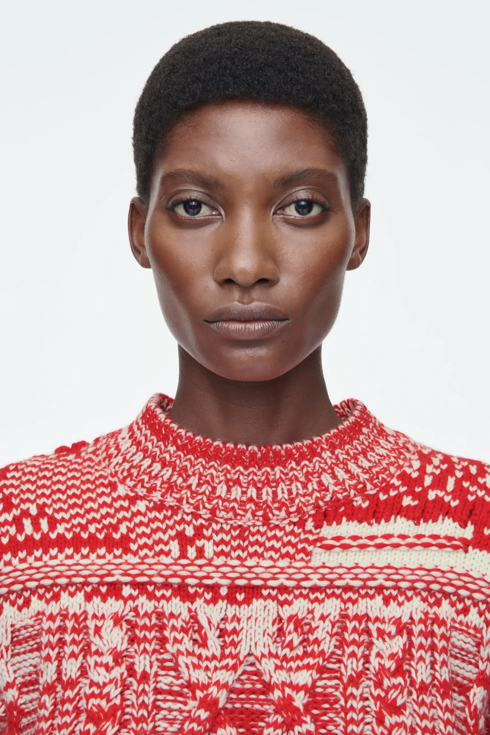 Hot COS SWETER Z KASZMIRU I WEŁNY ZE SPLOTEM FAIR ISLE