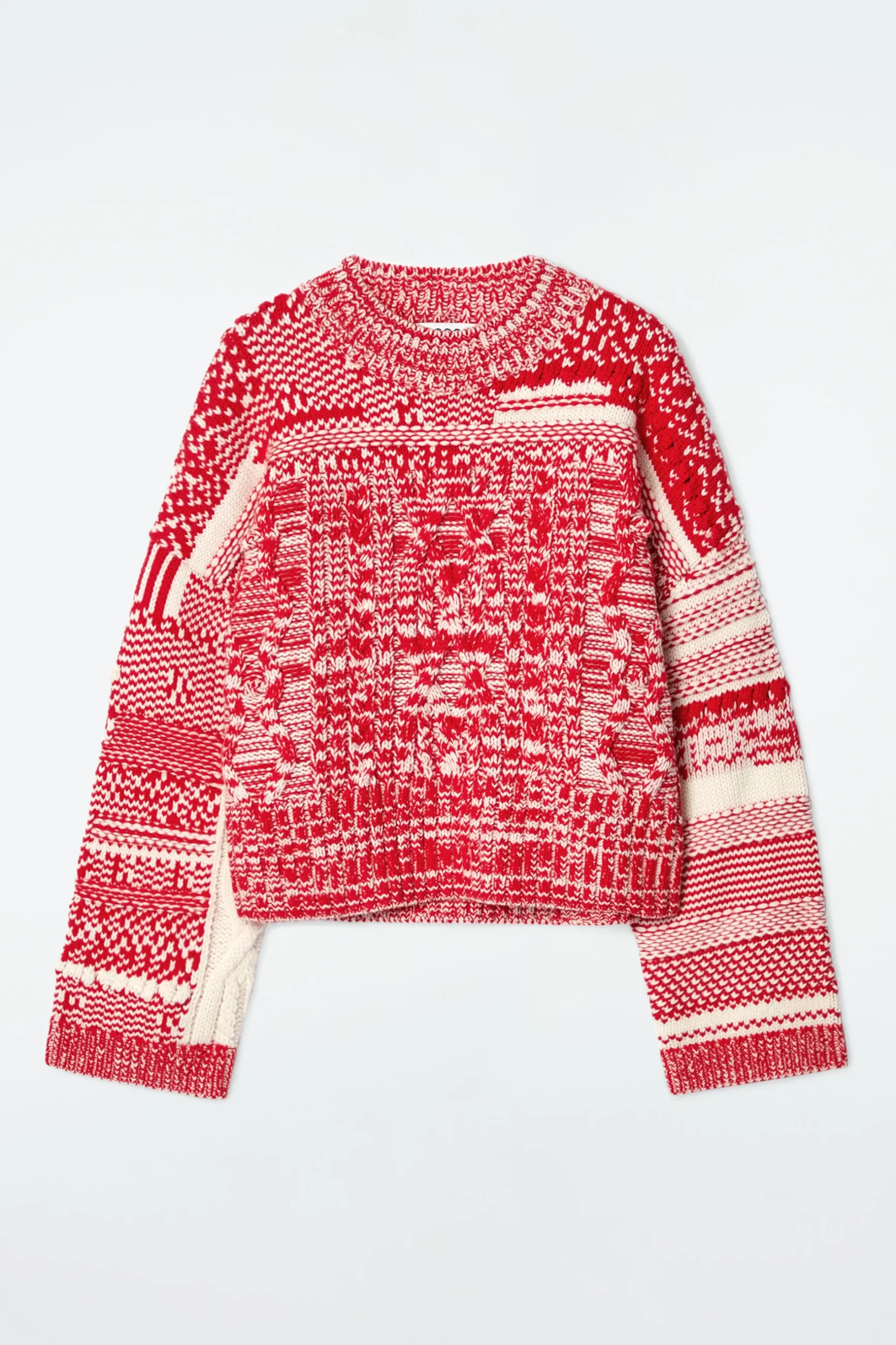 Hot COS SWETER Z KASZMIRU I WEŁNY ZE SPLOTEM FAIR ISLE