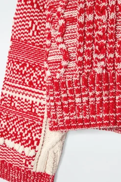 Hot COS SWETER Z KASZMIRU I WEŁNY ZE SPLOTEM FAIR ISLE