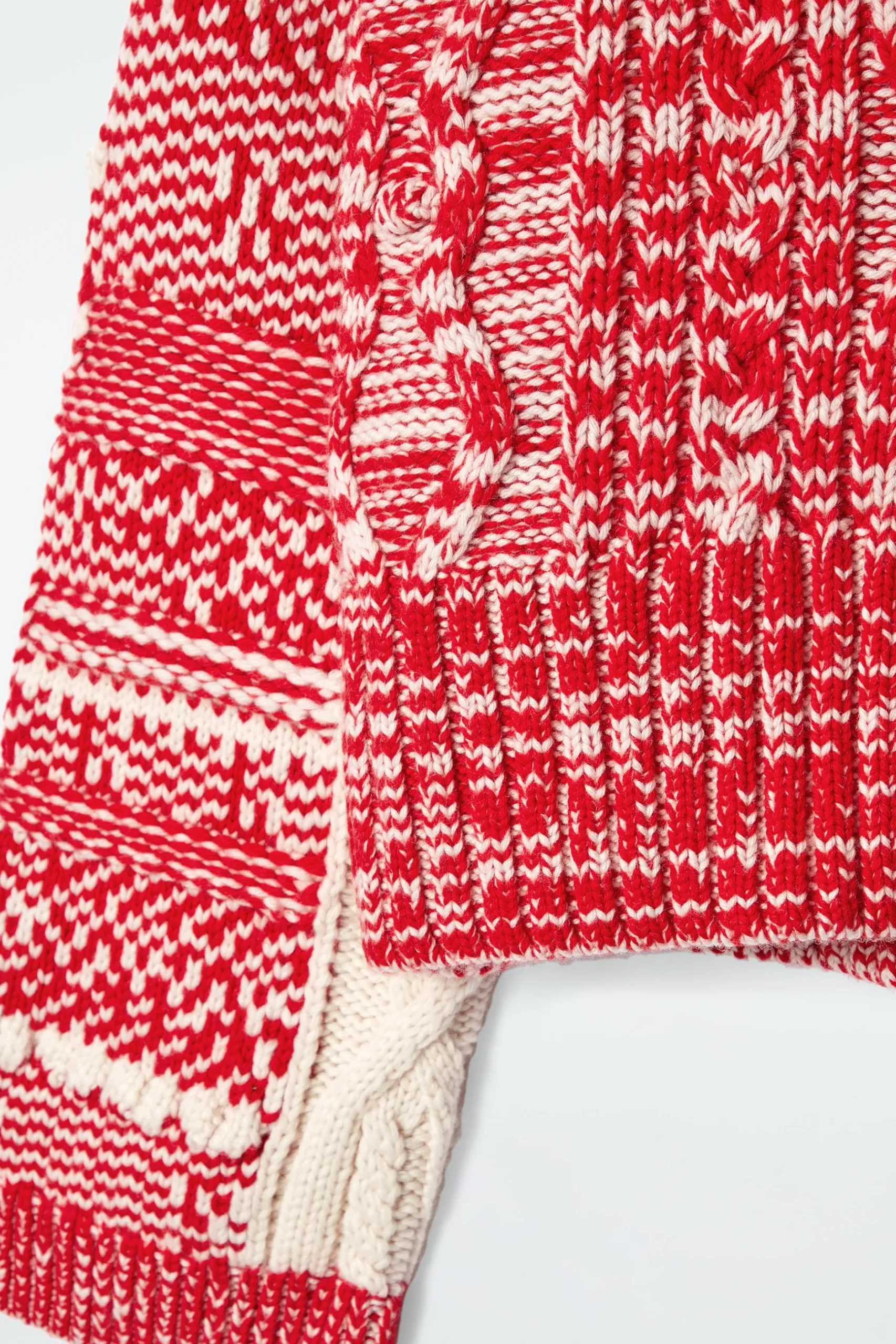 Hot COS SWETER Z KASZMIRU I WEŁNY ZE SPLOTEM FAIR ISLE