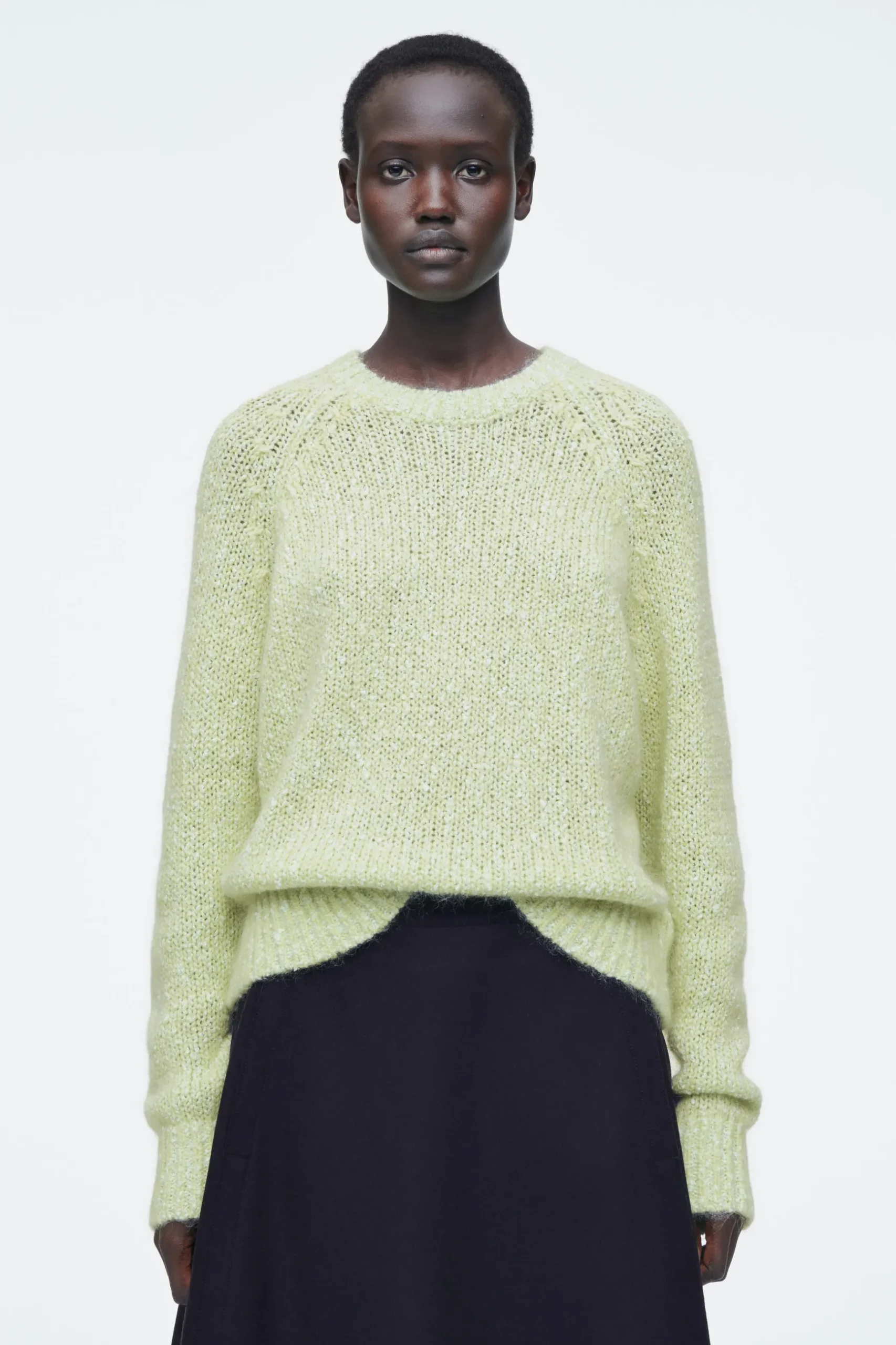 Online COS SWETER Z MIESZANKI Z MOHEREM