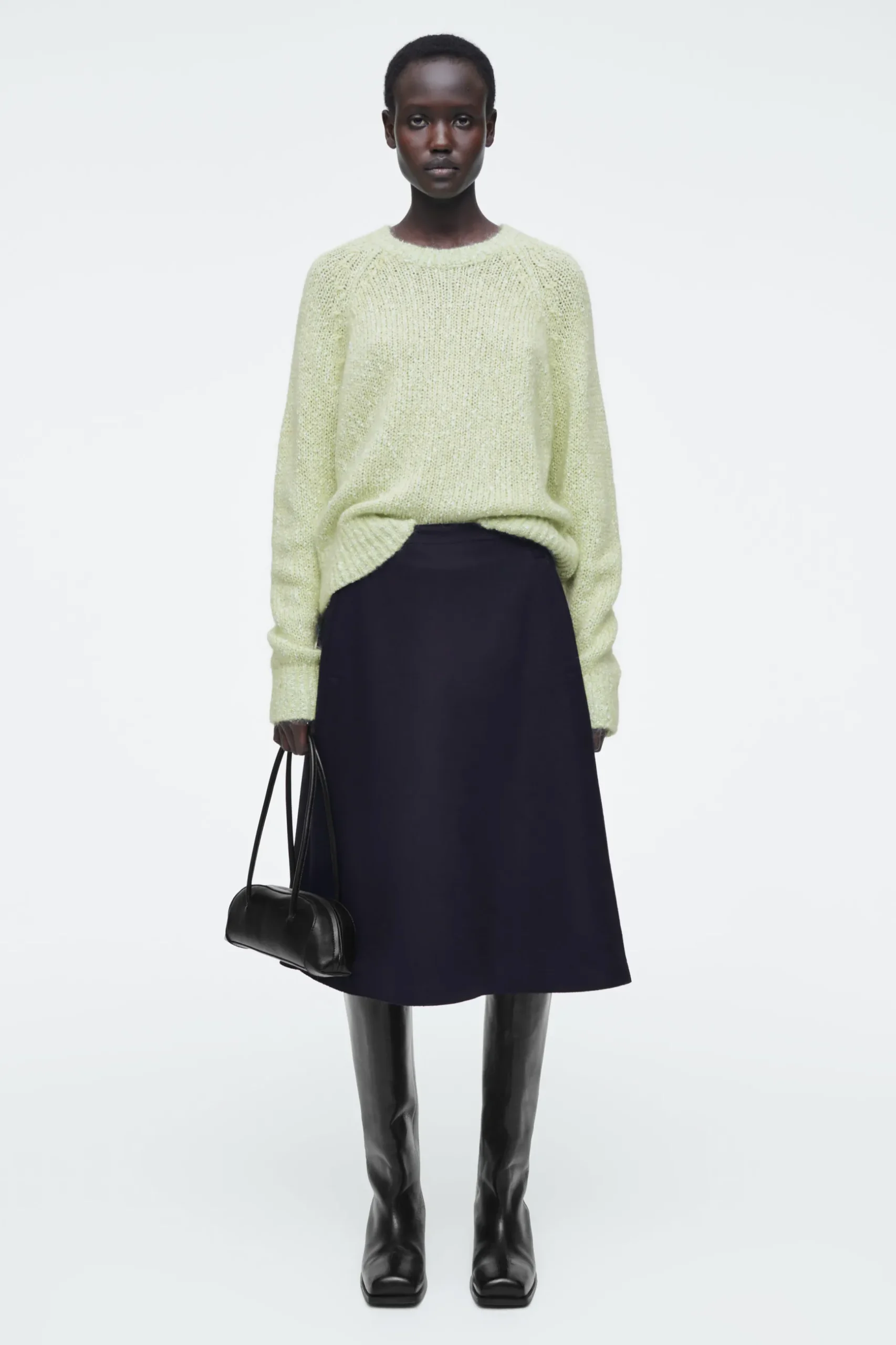 Online COS SWETER Z MIESZANKI Z MOHEREM