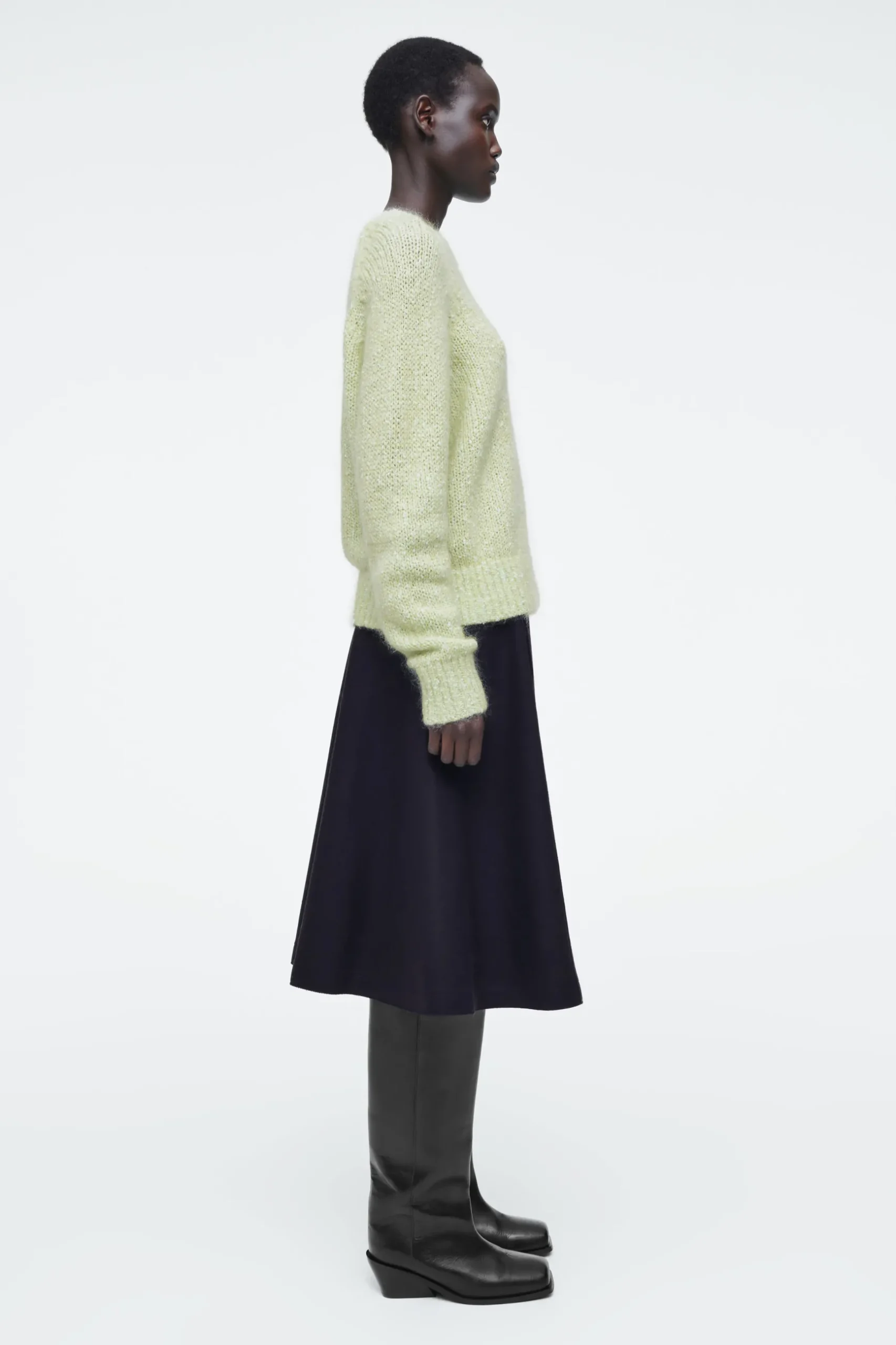 Online COS SWETER Z MIESZANKI Z MOHEREM