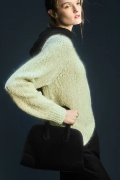 Online COS SWETER Z MIESZANKI Z MOHEREM