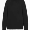 Outlet COS SWETER Z PÓŁGOLFEM Z CZYSTEGO KASZMIRU