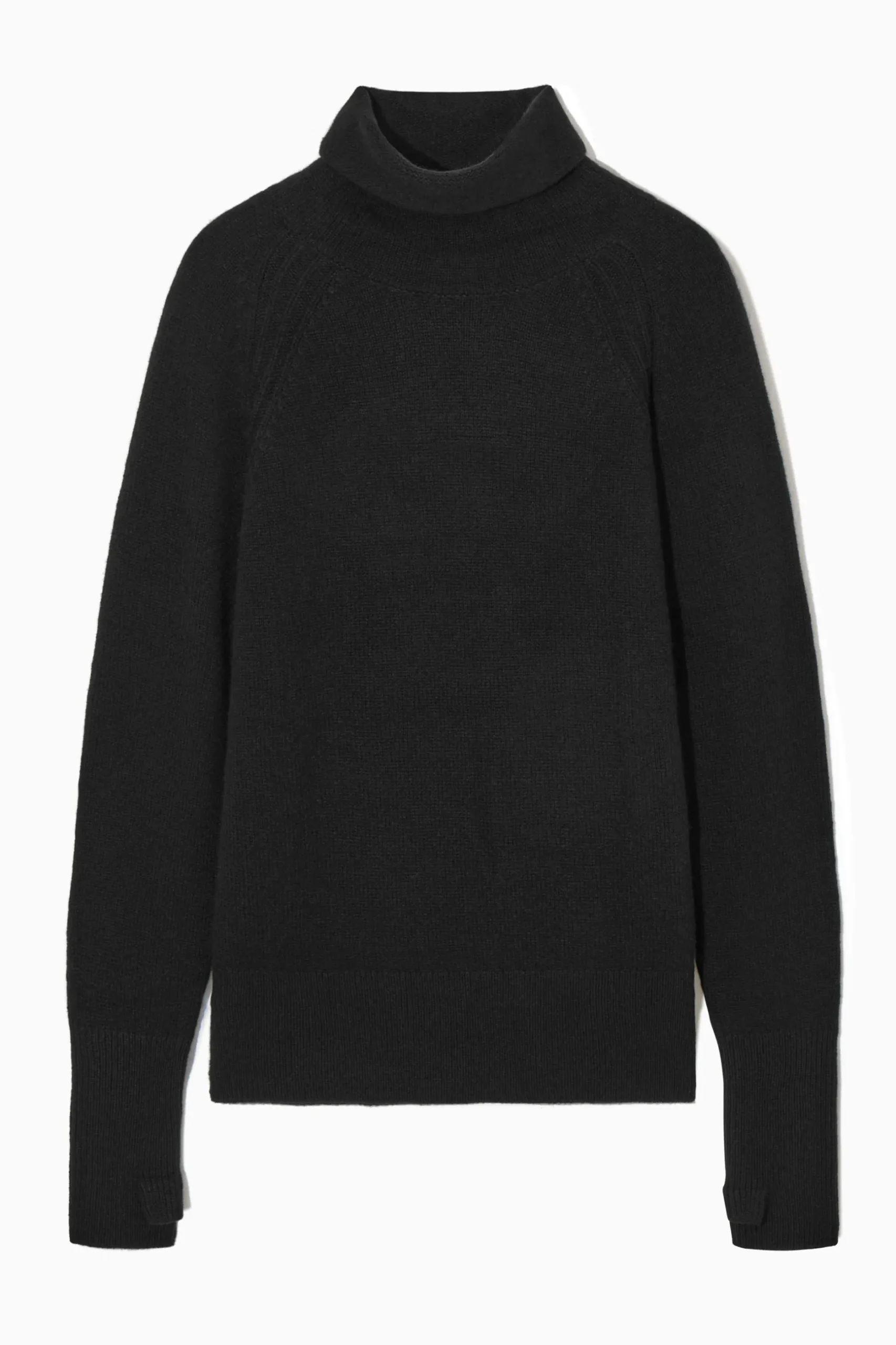 Outlet COS SWETER Z PÓŁGOLFEM Z CZYSTEGO KASZMIRU