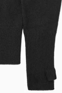 Outlet COS SWETER Z PÓŁGOLFEM Z CZYSTEGO KASZMIRU