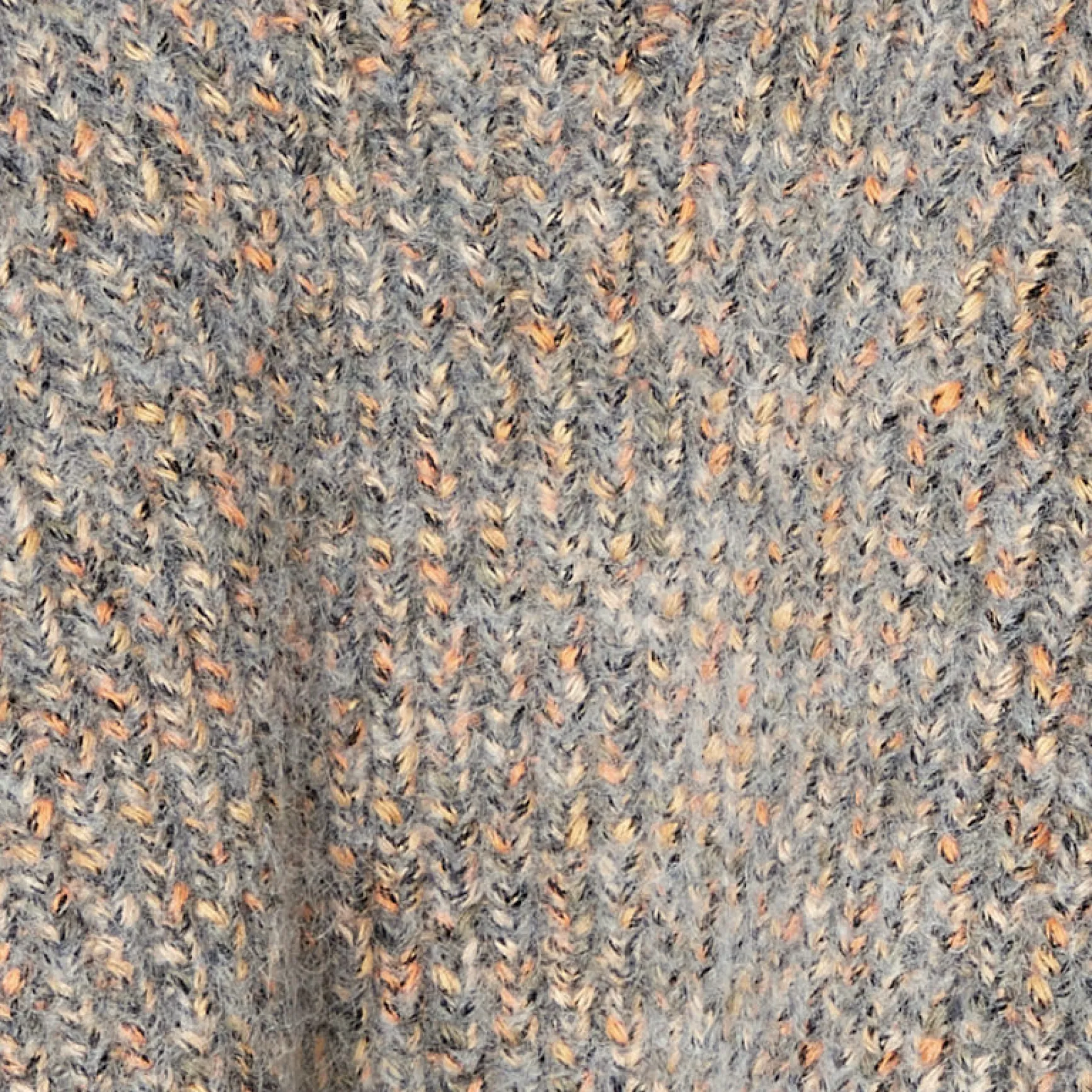 New COS SWETER Z PÓŁGOLFEM Z KONTRASTUJĄCYMI WŁÓKNAMI