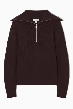 Best COS SWETER Z SUWAKIEM Z MIESZANKI WEŁNY I BAWEŁNY