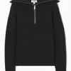 Clearance COS SWETER Z SUWAKIEM Z MIESZANKI WEŁNY I BAWEŁNY
