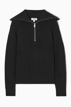 Clearance COS SWETER Z SUWAKIEM Z MIESZANKI WEŁNY I BAWEŁNY