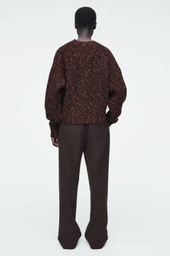 Outlet COS SWETER Z WEŁNĄ Z KONTRASTUJĄCYMI WŁÓKNAMI