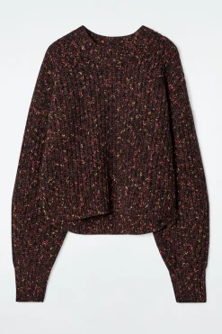 Outlet COS SWETER Z WEŁNĄ Z KONTRASTUJĄCYMI WŁÓKNAMI