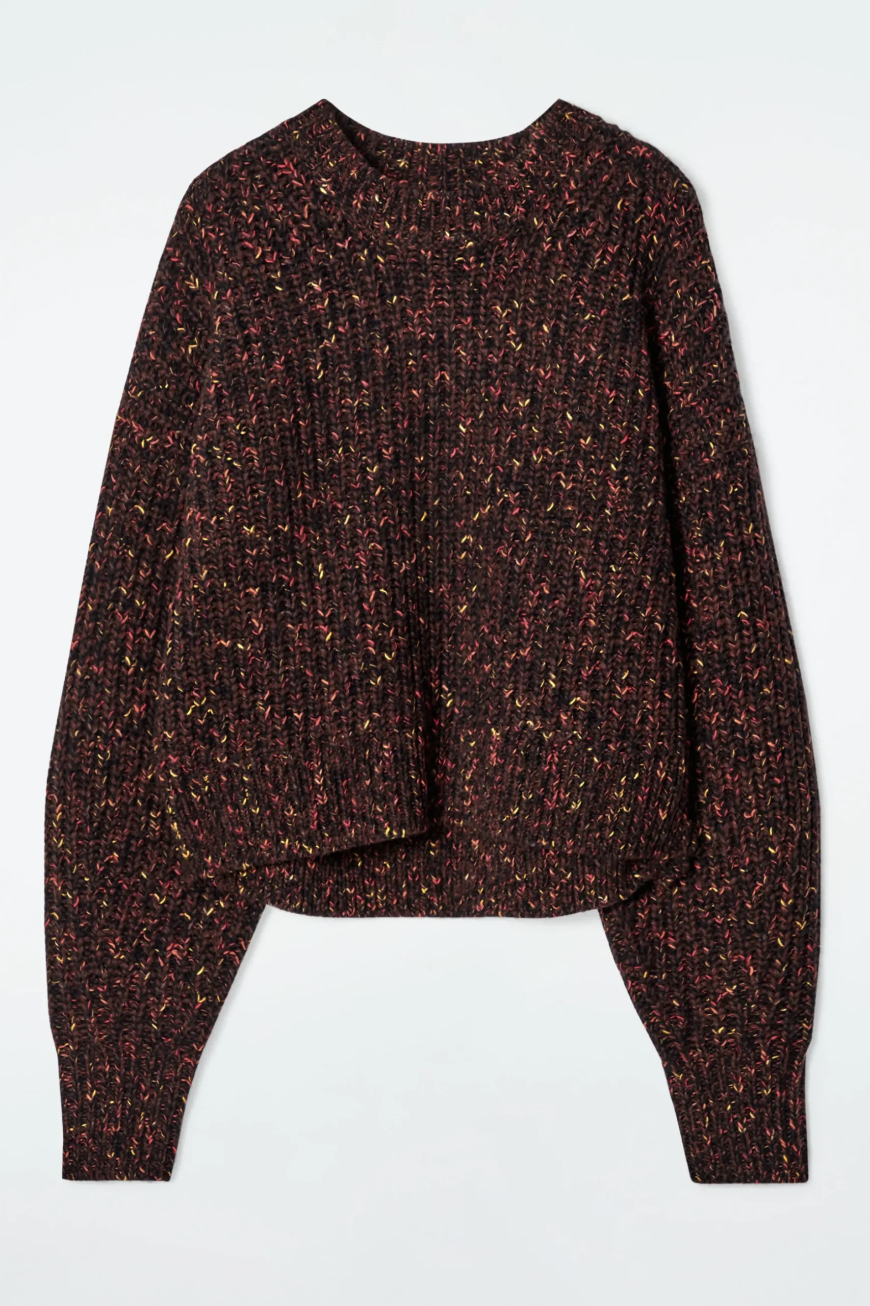 Outlet COS SWETER Z WEŁNĄ Z KONTRASTUJĄCYMI WŁÓKNAMI