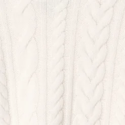 Hot COS SWETER Z WEŁNIANEJ DZIANINY Z WARKOCZOWYM SPLOTEM