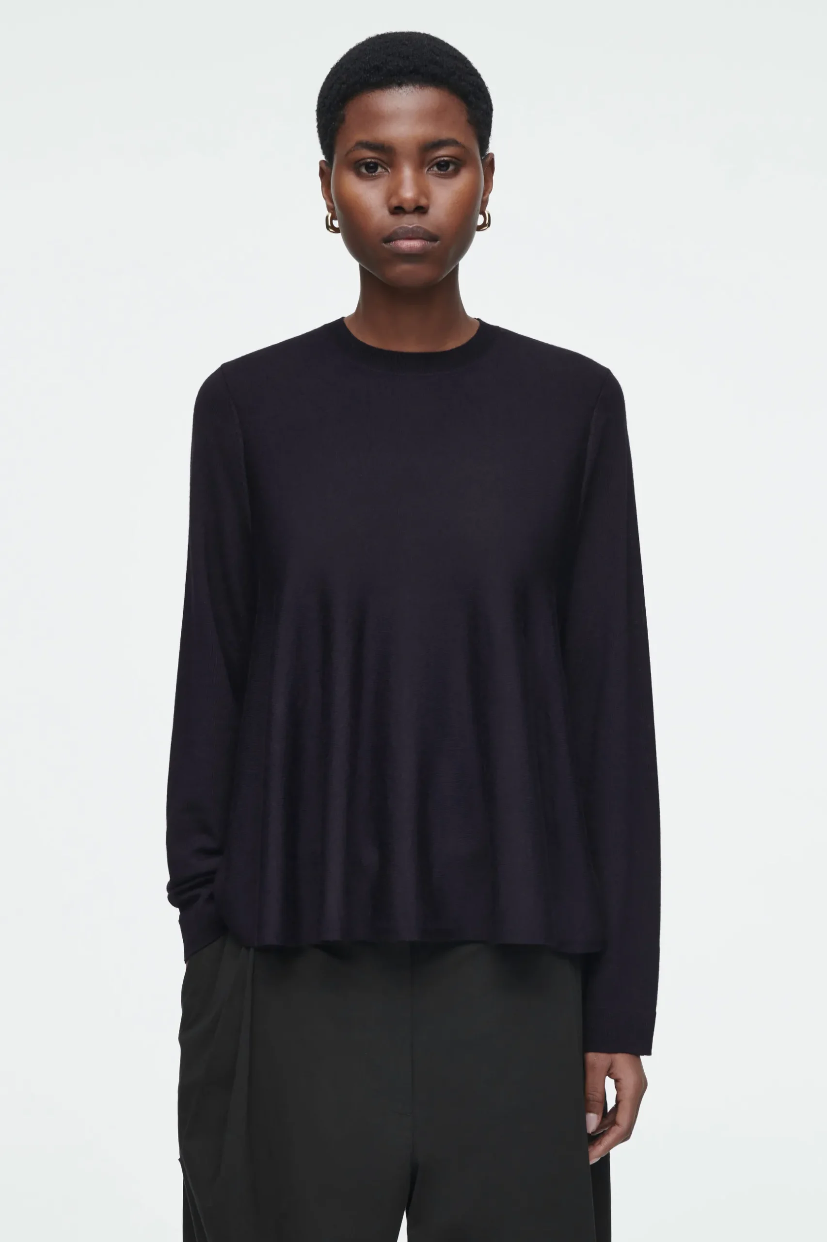Fashion COS SWETER Z WEŁNY MERINO