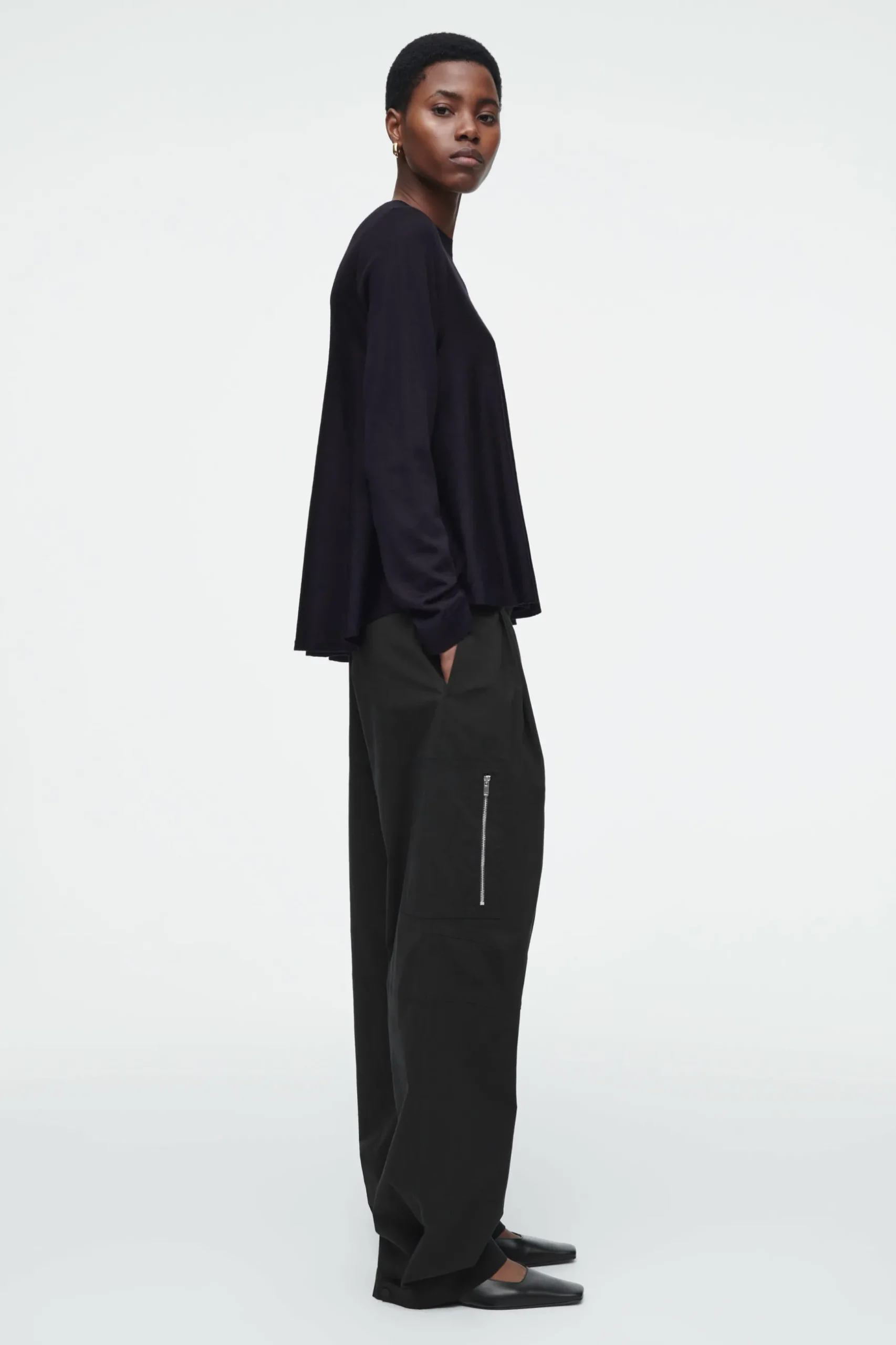 Fashion COS SWETER Z WEŁNY MERINO
