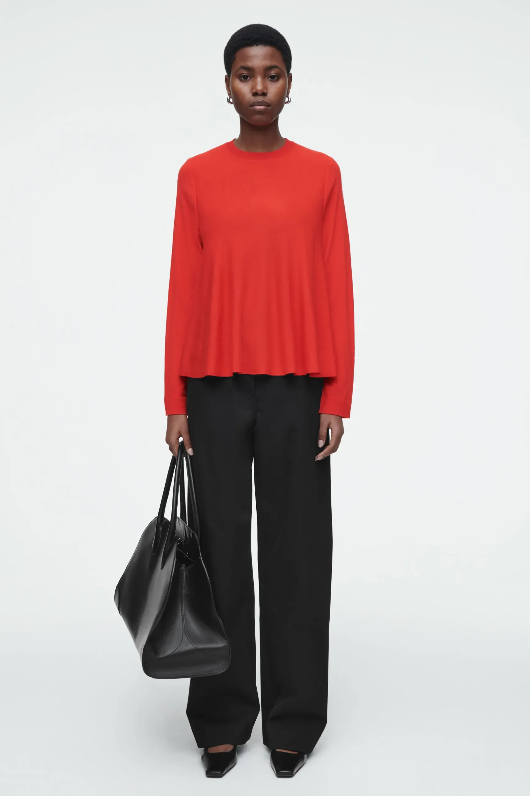 Fashion COS SWETER Z WEŁNY MERINO