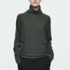 Discount COS SWETER Z WEŁNY MERYNOSOWEJ Z WYSOKIM DEKOLTEM