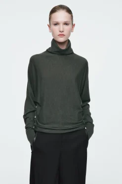 Discount COS SWETER Z WEŁNY MERYNOSOWEJ Z WYSOKIM DEKOLTEM