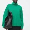 Online COS SWETER Z WEŁNY MERYNOSOWEJ Z PÓŁGOLFEM