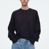 Fashion COS SWETER Z WEŁNY MERYNOSOWEJ Z OKRĄGŁYM DEKOLTEM