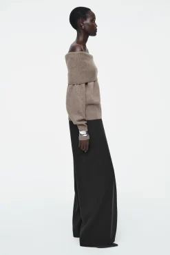 Best COS SWETER Z WEŁNY MERYNOSOWEJ ODSŁANIAJĄCY RAMIONA