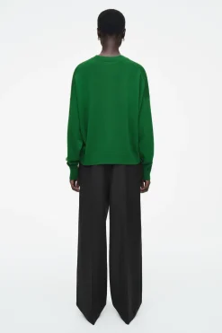 Sale COS SWETER Z WEŁNY MERYNOSOWEJ Z OKRĄGŁYM DEKOLTEM