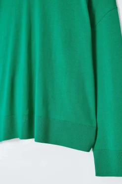 Online COS SWETER Z WEŁNY MERYNOSOWEJ Z PÓŁGOLFEM