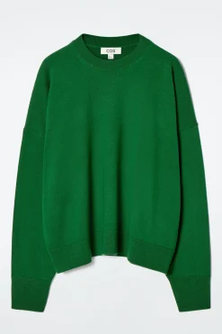 Sale COS SWETER Z WEŁNY MERYNOSOWEJ Z OKRĄGŁYM DEKOLTEM