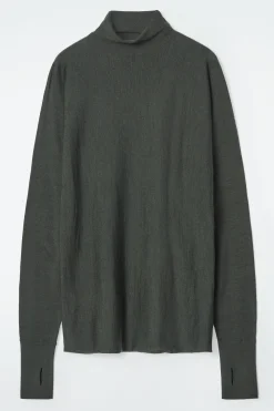 Discount COS SWETER Z WEŁNY MERYNOSOWEJ Z WYSOKIM DEKOLTEM