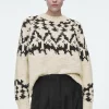 Online COS SWETER Z WEŁNY ZE SPLOTEM FAIR ISLE