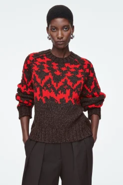 New COS SWETER Z WEŁNY ZE SPLOTEM FAIR ISLE