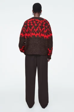 New COS SWETER Z WEŁNY ZE SPLOTEM FAIR ISLE