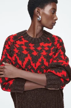 New COS SWETER Z WEŁNY ZE SPLOTEM FAIR ISLE