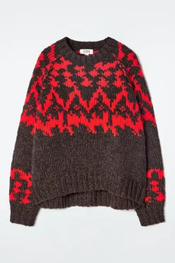 New COS SWETER Z WEŁNY ZE SPLOTEM FAIR ISLE