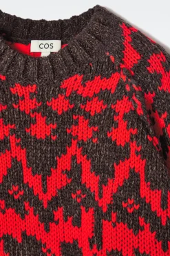 New COS SWETER Z WEŁNY ZE SPLOTEM FAIR ISLE