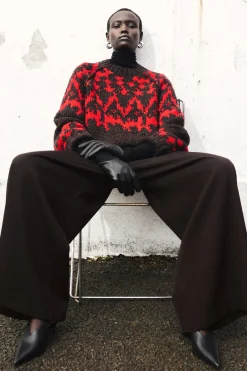 New COS SWETER Z WEŁNY ZE SPLOTEM FAIR ISLE
