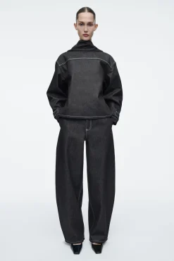 Fashion COS SZEROKIE JEANSY BARREL