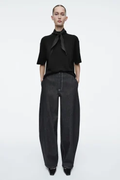 Fashion COS SZEROKIE JEANSY BARREL