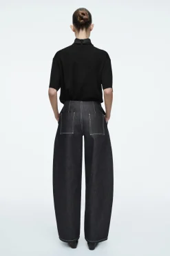 Fashion COS SZEROKIE JEANSY BARREL