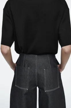 Fashion COS SZEROKIE JEANSY BARREL