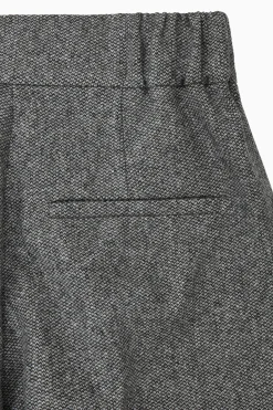 Outlet COS SZEROKIE KULOTY Z WEŁNIANEJ FLANELI – REGULAR FIT