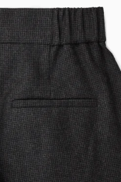 Clearance COS SZEROKIE KULOTY Z WEŁNIANEJ FLANELI – REGULAR FIT