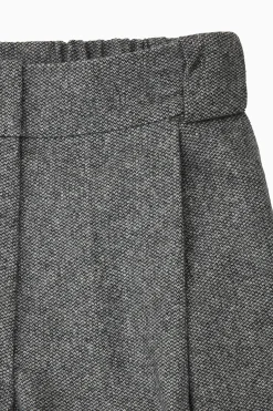 Outlet COS SZEROKIE KULOTY Z WEŁNIANEJ FLANELI – REGULAR FIT